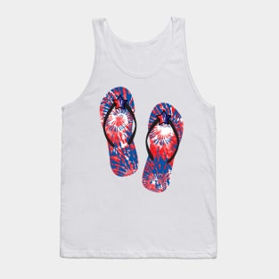 flip flops 4th of july Tank Top